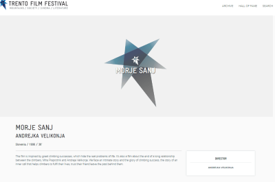 MORJE SANJ Trento Film Festival(1)